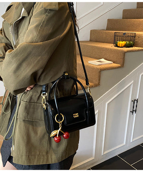 Cerise Cherry Charm Mini Handbag