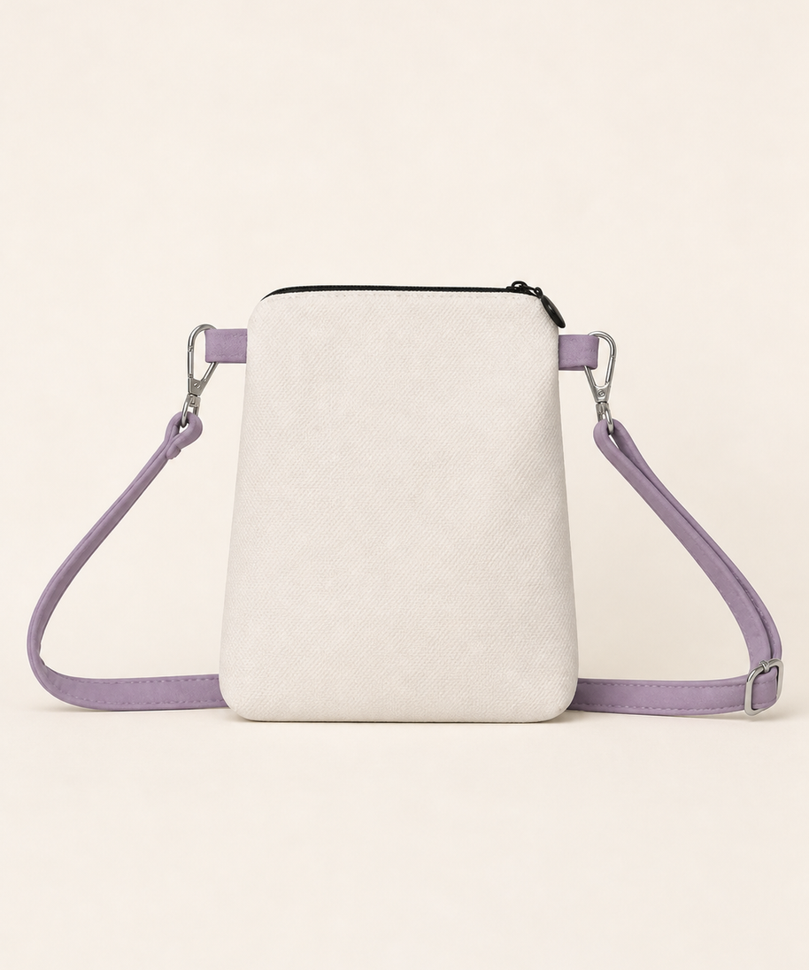 Island Coffee Canvas Phone Bag — back view