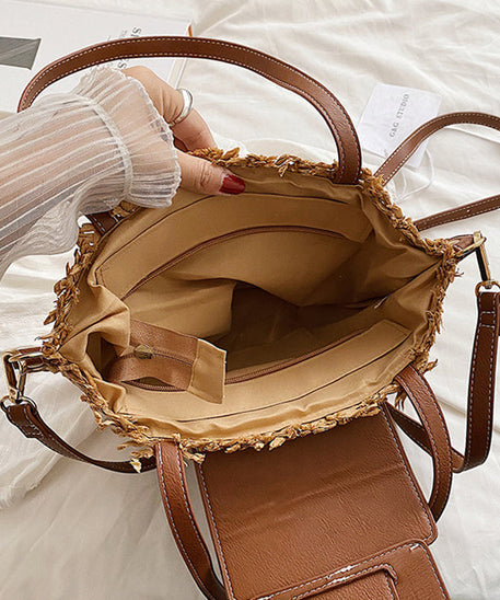 Sunny Vegan Leather Tote Bag