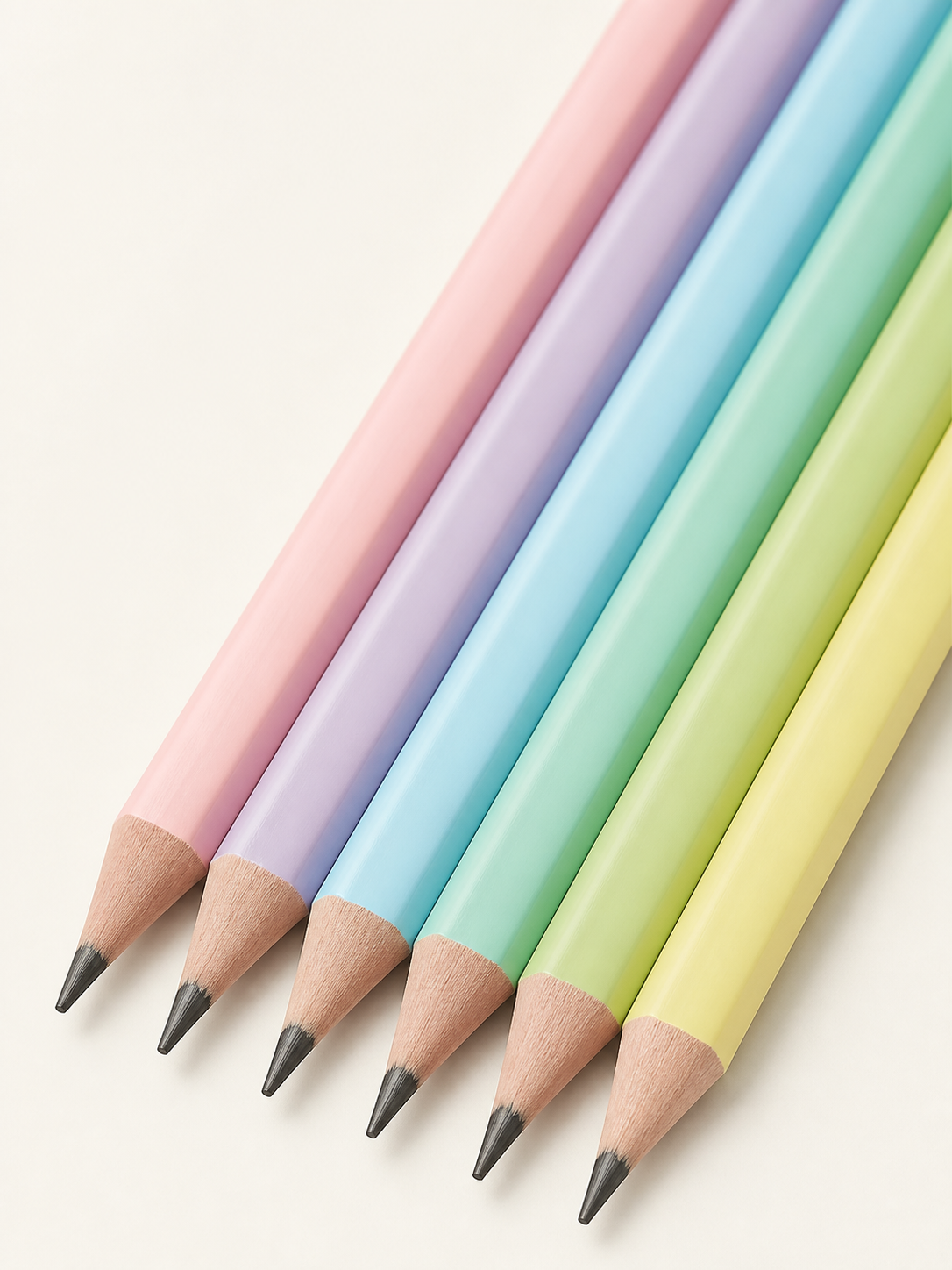 Macaron Triangular Pencils — barrel detail