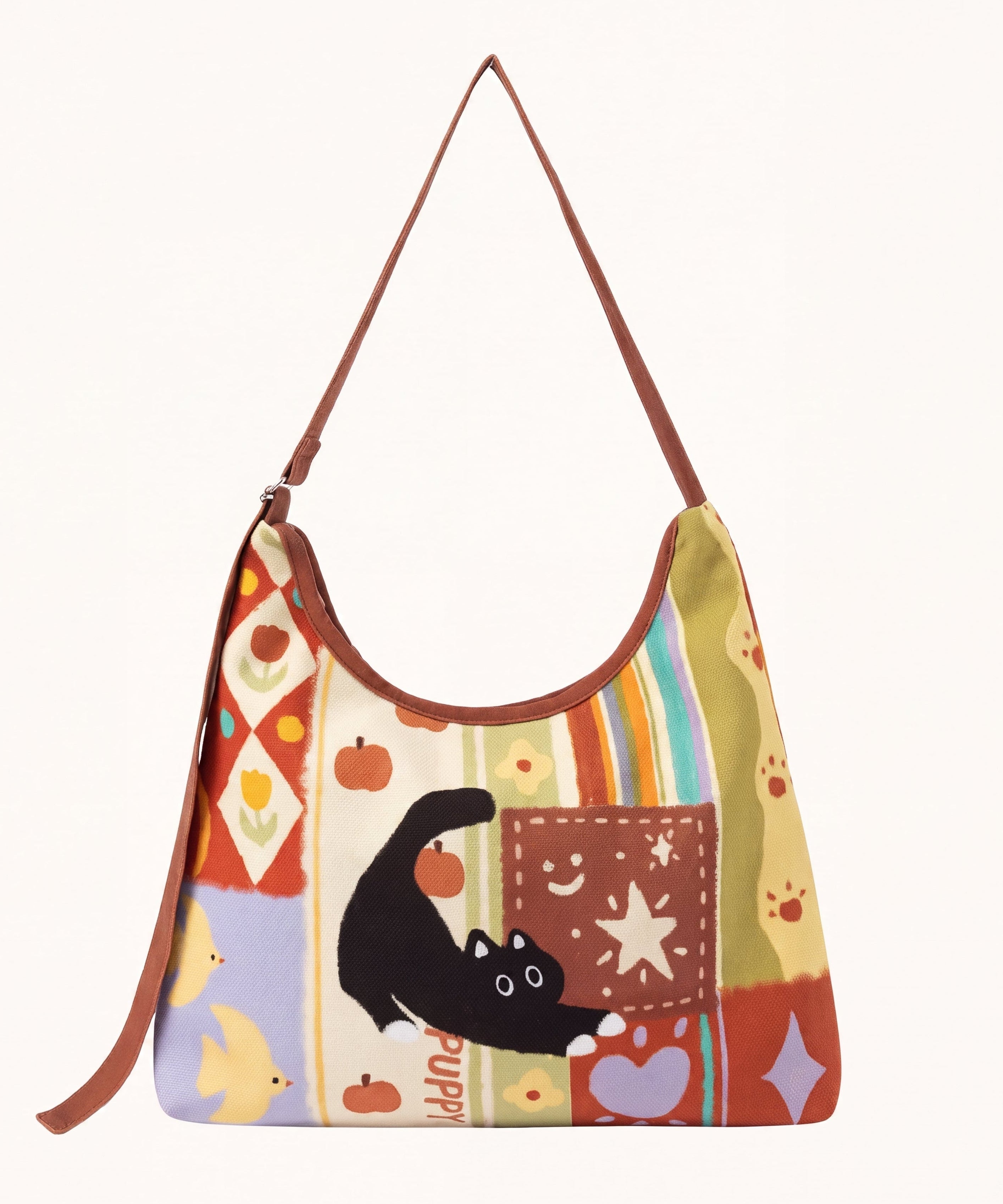 Playful Cat Shoulder Bag