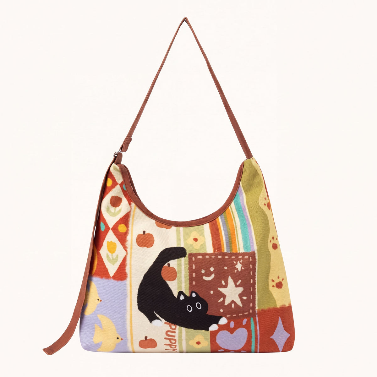 Playful Cat Shoulder Bag
