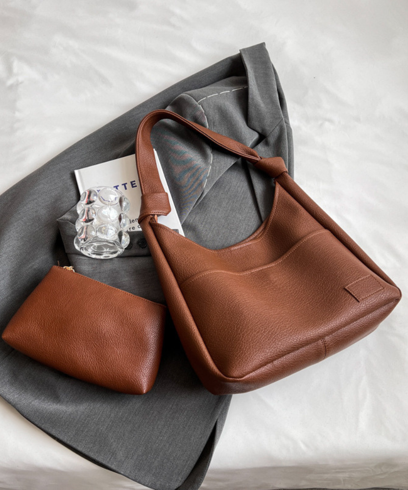 Nava Vegan Leather Hobo Bag