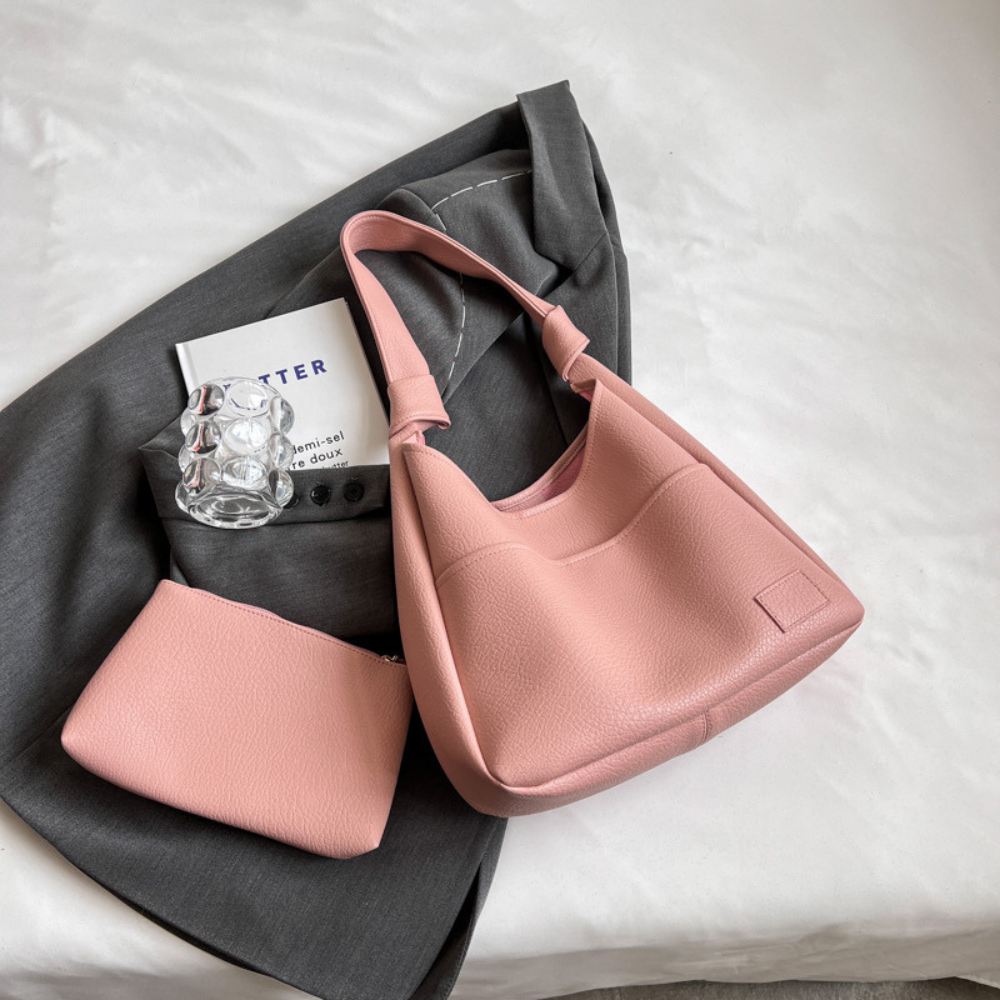 Nava Vegan Leather Hobo Bag