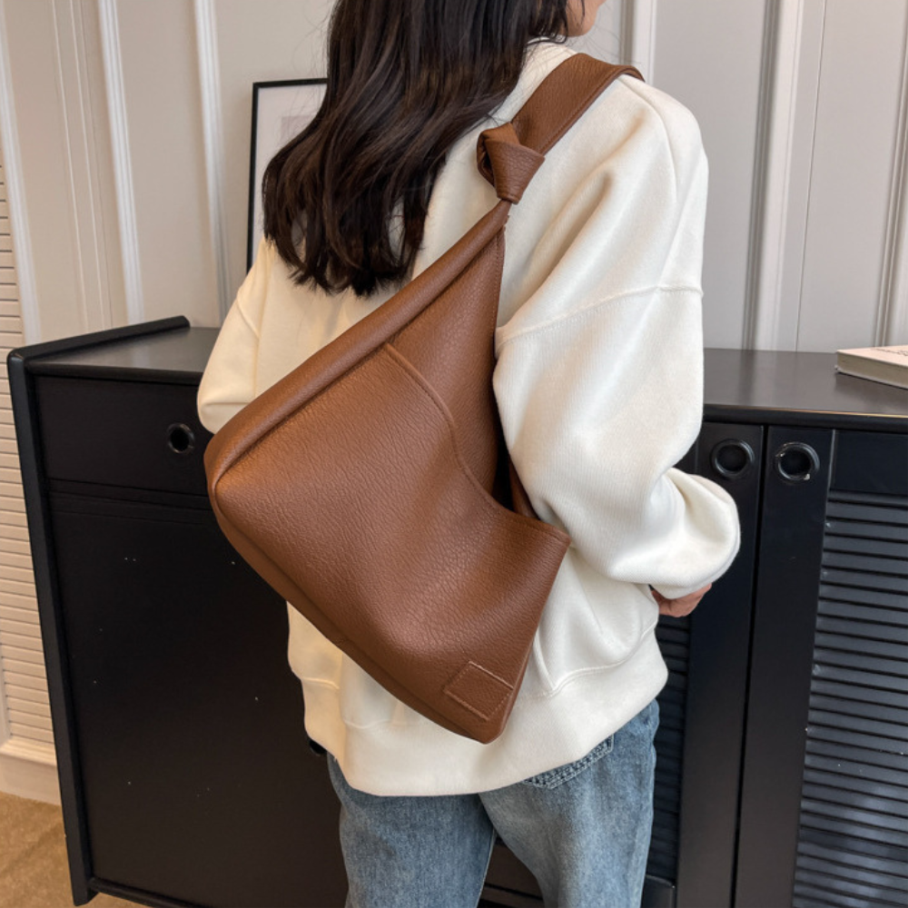 Nava Vegan Leather Hobo Bag