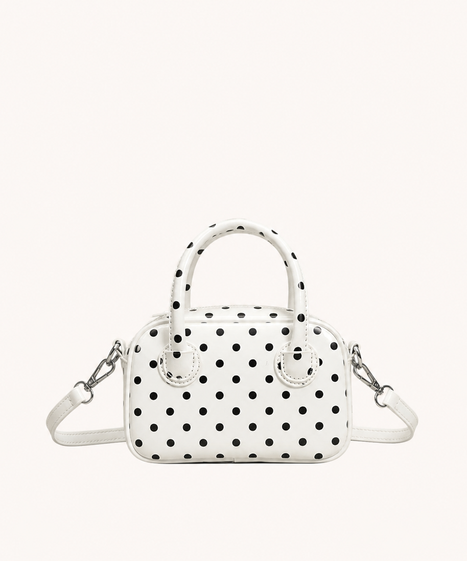 Spot Polka Dot Mini Bag — front view