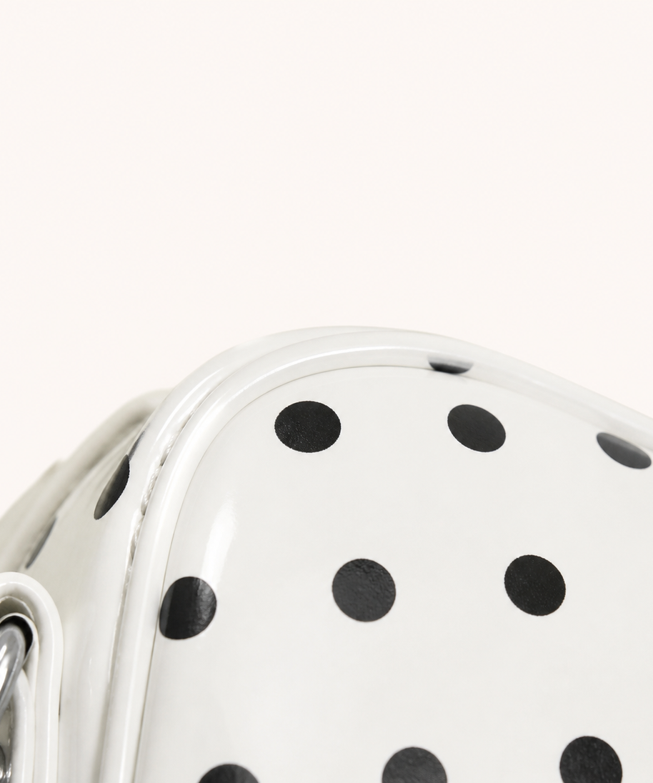 Spot Polka Dot Mini Bag — polka-dot material detail