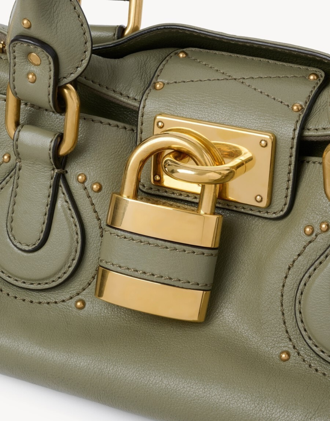 Sac Paddington en cuir grainé